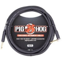 Pig Hog Tour Grade Instrument Cable Right Angle 10 ft.